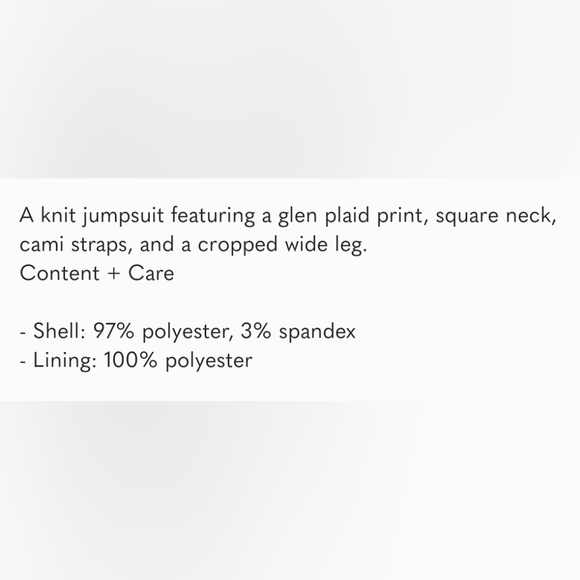 Forever 21 Glen Plaid Jumpsuit Size S - Picture 11 of 11